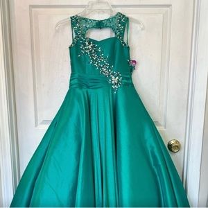 Ritzee girl size 8 little girls pageant dress